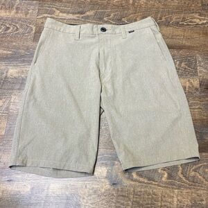 Hurley Phantom Tan Hybrid Walk Shorts Mens 29 Surf Casual Boardshorts